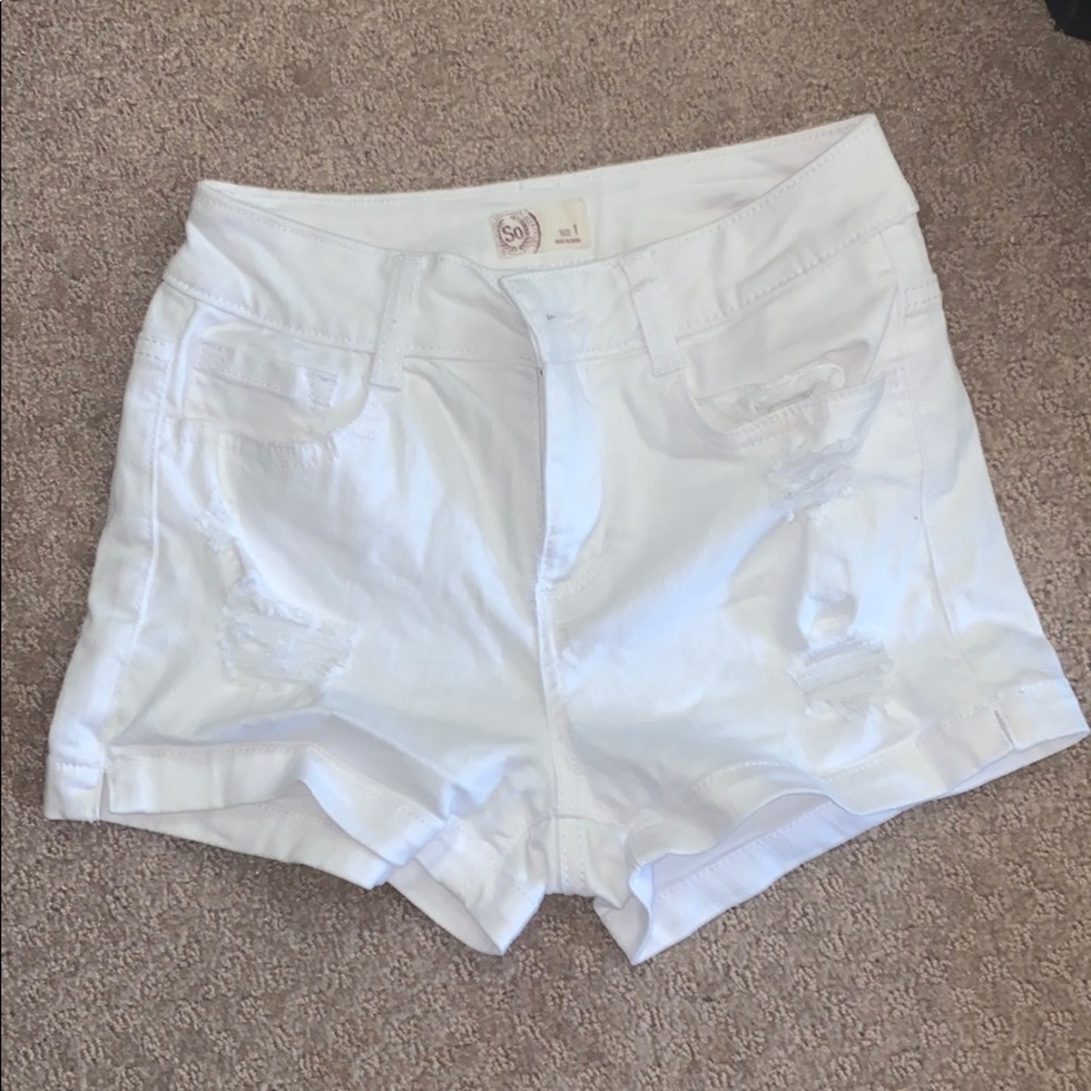 SO White Shorts